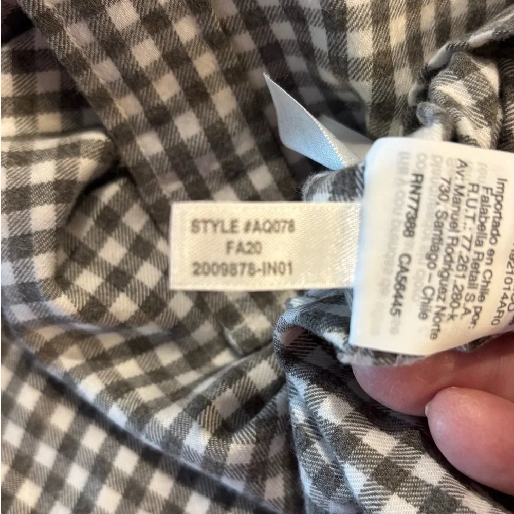 J. Crew Brushed Twill Shirt Mens XLarge T Casual Button Down gingham‎ classic